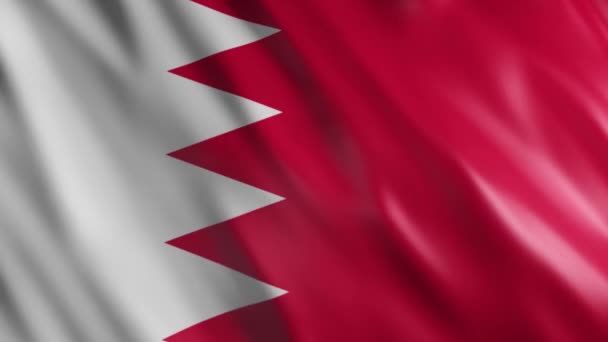 Bahreïn Drapeau Animation, Full HD, 1920x1080 Pixels, prolonger la durée selon l'exigence avec boucle sans couture 