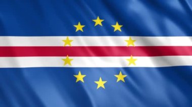 Cape Verde Flag Grunge Animasyonu, Full HD, 1920x1080 Pikseller, Gerektiği gibi süreyi Tertemiz Döngü ile genişletin