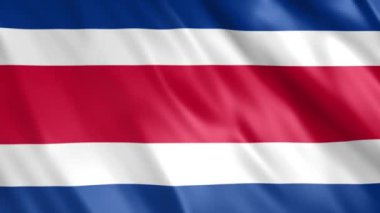 Kosta Rika Bayrağı Grunge Animasyonu, Full HD, 1920x1080 Pikseller, Gerektiği gibi süreyi Noktasız Döngü ile genişletin