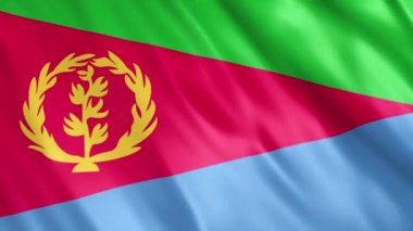Eritrea Flag Grunge Animasyonu, Full HD, 1920x1080 Pikseller, Gerektiği gibi süreyi Tertemiz Döngü ile genişletin