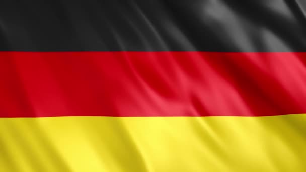 Duitsland Vlag Animatie Full 1920X1080 Pixels Verleng Duur Volgens Eis — Stockvideo