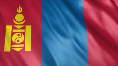 Moğolistan Bayrak Animasyonu, Full HD, 1920x1080 Pikseller, Gerektiği gibi süreyi Noktasız Döngü ile genişletin