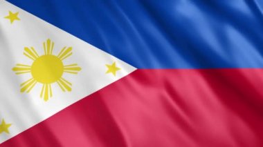 Filipinler Bayrak Animasyonu, Full HD, 1920x1080 Pikseller, Gerektiği gibi Süre Uzatın