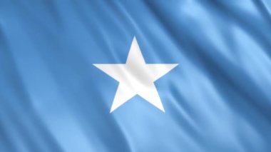 Somali Bayrak Animasyonu, Full HD, 1920x1080 Pikseller, Gerektiği gibi Süre Uzatın
