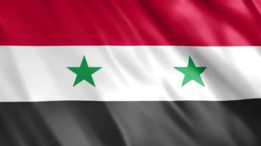 Suriye Bayrak Animasyonu, Full HD, 1920x1080 Pikseller, Gerekli olan süreyi Kusursuz Döngü ile genişletin