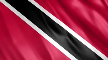 Trinidad ve Tobago Bayrak Animasyonu, Full HD, 1920x1080 Pikseller, Süreyi, Kusursuz Döngü 'de olduğu gibi genişletin