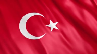 Türkiye Bayrak Animasyonu, Full HD, 1920x1080 Pikseller, Süreyi Kusursuz Döngü 'de olduğu gibi genişletin