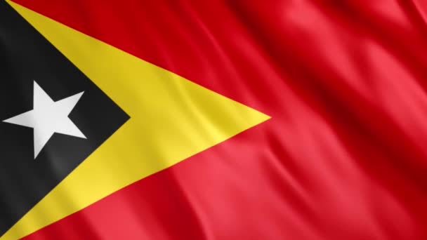 Timor Leste Flag Animation Full 1920X1080 Pixel Verlängern Sie Die — Stockvideo