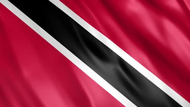 Trinité-et-Tobago Drapeau Animation, Full HD, 1920x1080 Pixels, Prolonger la durée selon l'exigence avec boucle sans couture 