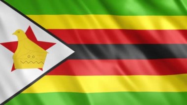Zimbabwe Bayrak Animasyonu, Full HD, 1920x1080 Pikseller, Gerektiği gibi Süre Uzatın