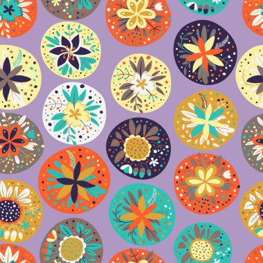 Güzel çiçeklerle kusursuz desen. 