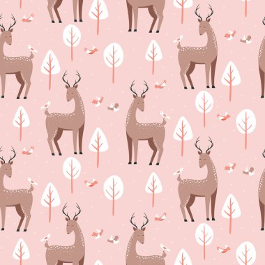 şirin geyikler ile Seamless Modeli