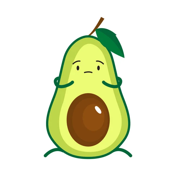 Ilustración de aguacate lindo — Archivo Imágenes Vectoriales