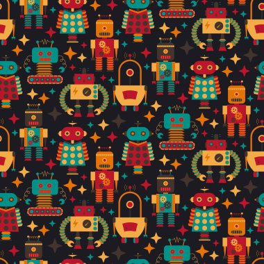 Farklı vintage robotlar ile Seamless Modeli