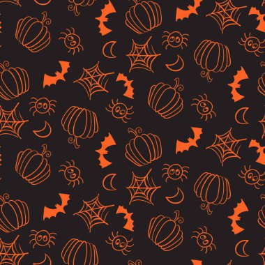 Cadılar Bayramı ekipman ile Seamless Modeli