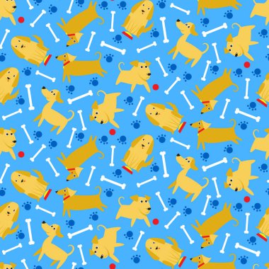 sevimli köpekleri ile Seamless Modeli