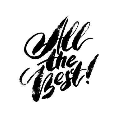 Modern fırça hat yazıtlar.