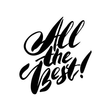 Modern fırça hat yazıtlar.