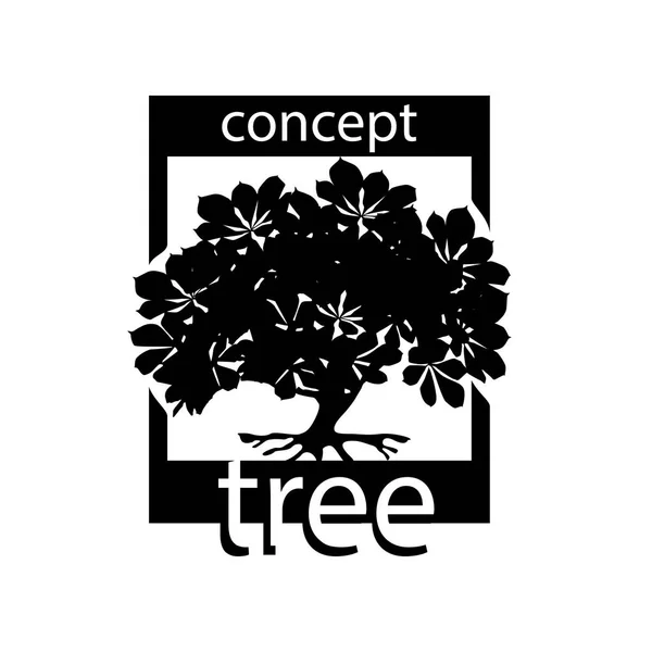 Concepto de logo Tree — Vector de stock