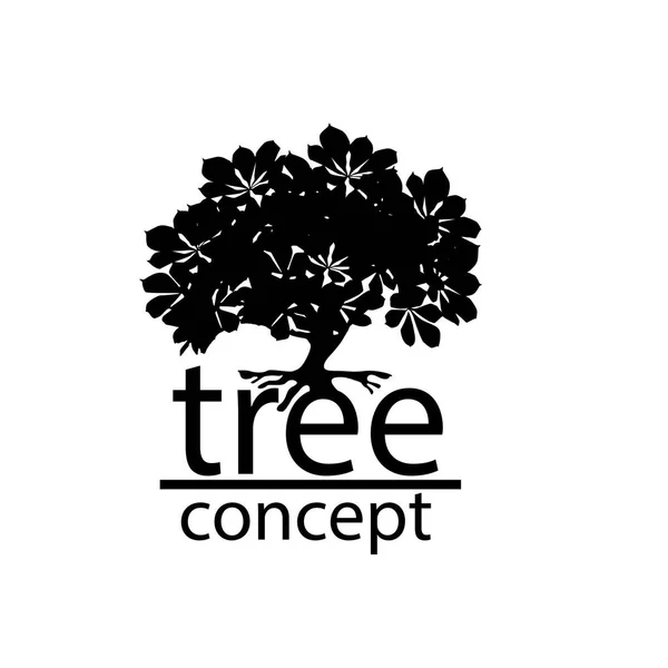 Concepto de logo Tree — Vector de stock