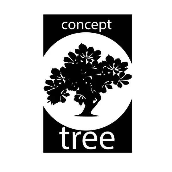 Concepto de logo Tree — Vector de stock