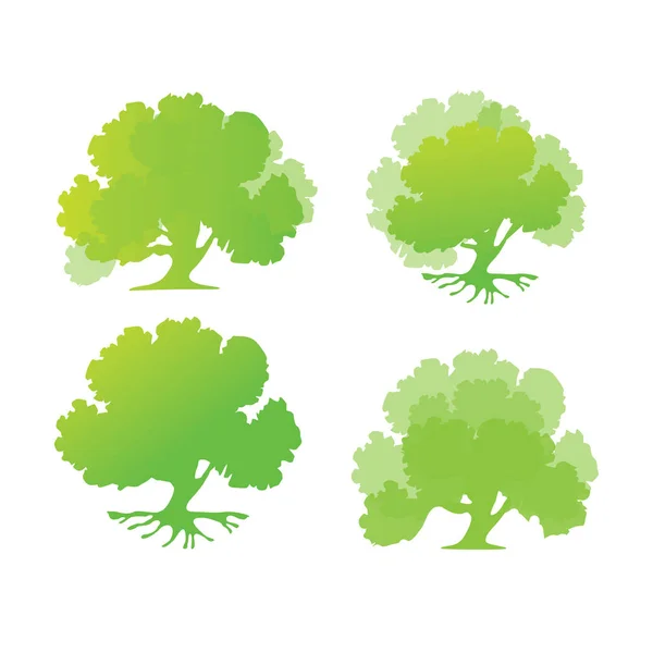 Έννοια λογότυπο δέντρο — Διανυσματικό Αρχείο