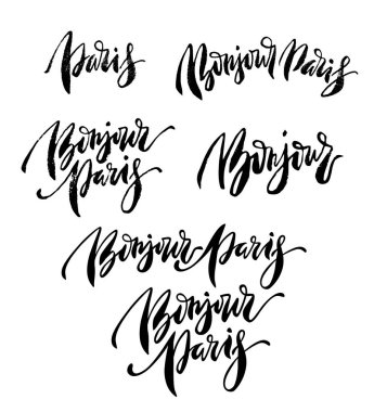 Paris vektör illüstrasyonu.