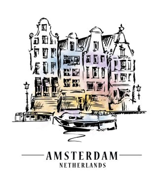 Amsterdam architecrture sketch