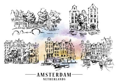 Amsterdam architecrture sketch
