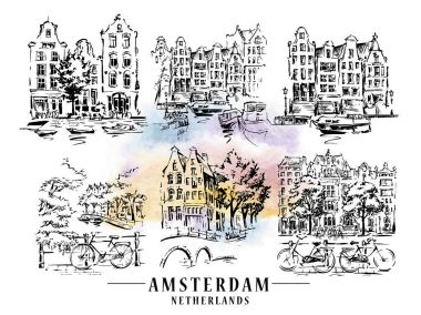 Amsterdam architecrture sketch