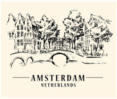 Amsterdam architecrture sketch