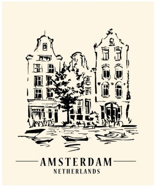 Amsterdam architecrture sketch