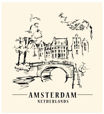 Amsterdam architecrture sketch