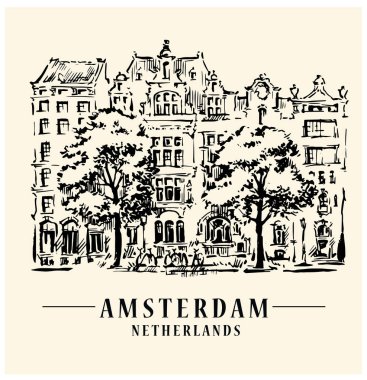 Amsterdam architecrture sketch