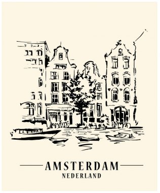Amsterdam architecrture sketch
