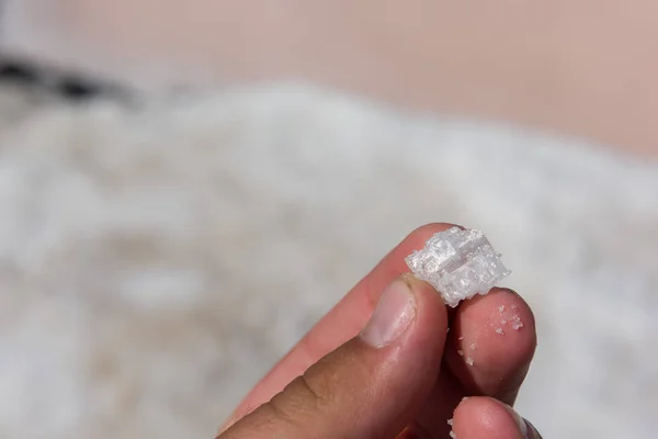 Sea salt manufacturing — Stock Photo, Image