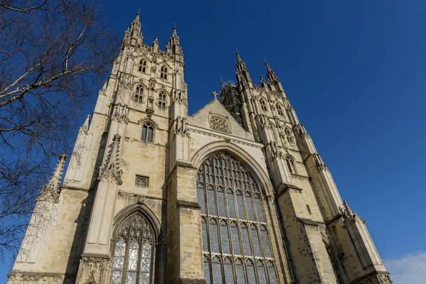 Anglikánská katedrála v městě Canterbury, Velká Británie — Stock fotografie