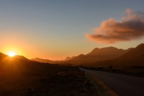 Estrada no parque nacional da Península do Cabo Imagem De Stock