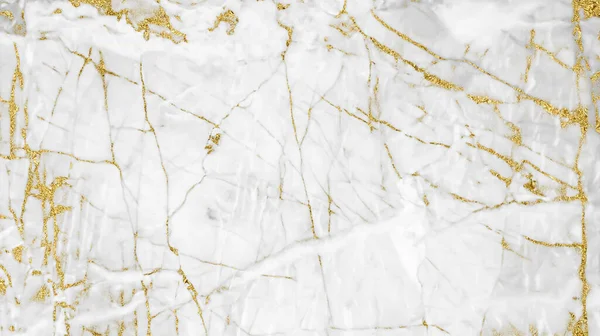 Yüksek Çözünürlüklü Mermer Beyaz Altın Duvar Yüzey Deseni Arkaplanı Yaratıcı — Stok fotoğraf