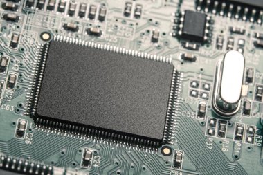Merkezi işlemci birimi mainboard portre üzerinde