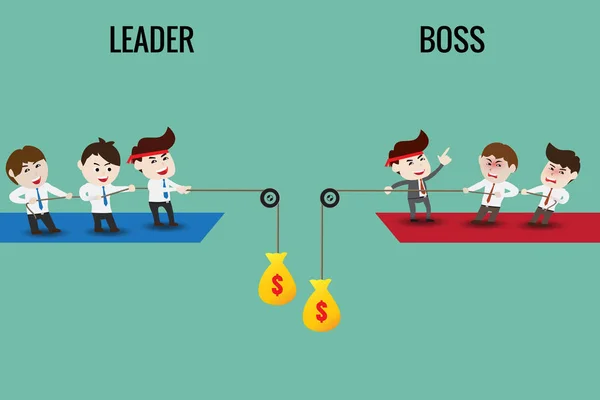 Líder ou chefe, modelo —  Vetores de Stock