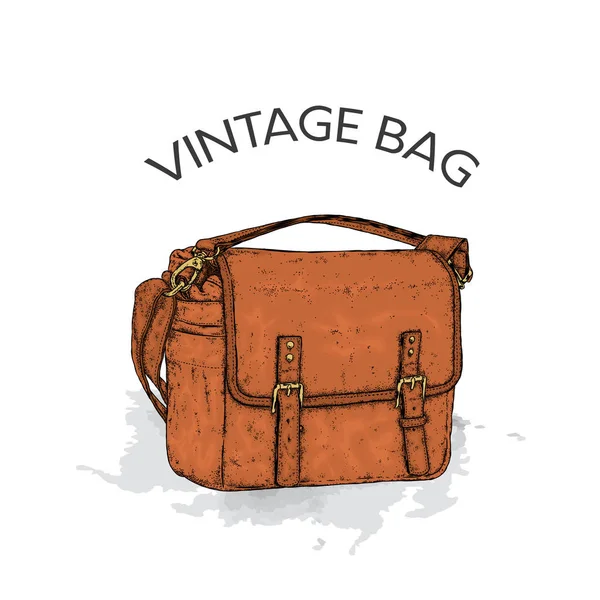 Стильная сумочка. Мода и стиль. Векторная иллюстрация . — стоковый вектор