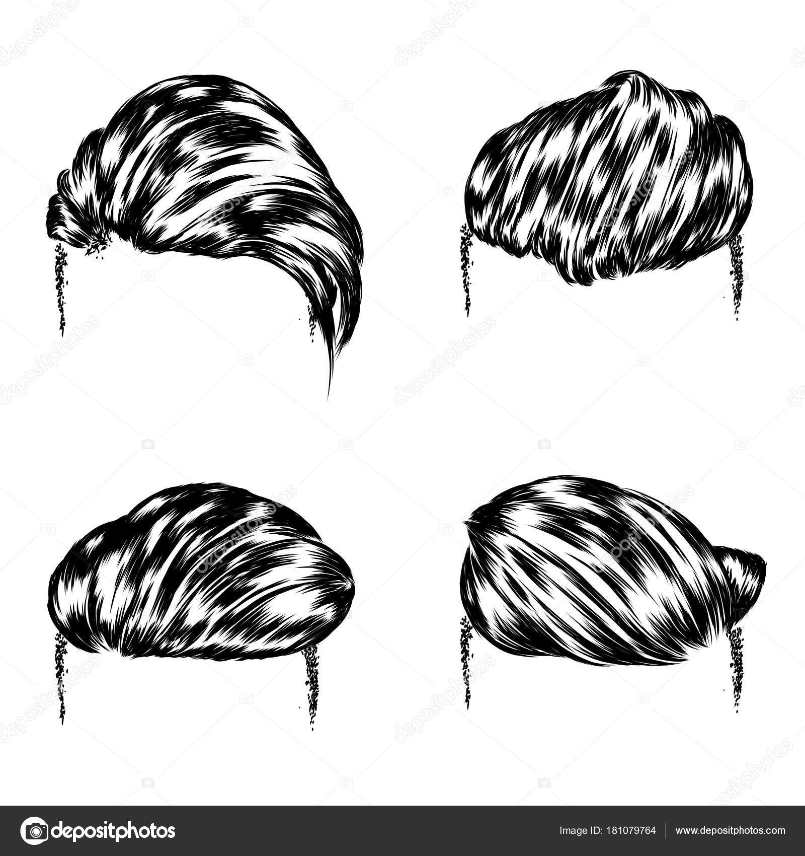 Images Boy Hairstyles Drawing Set Men Hairstyles Samples