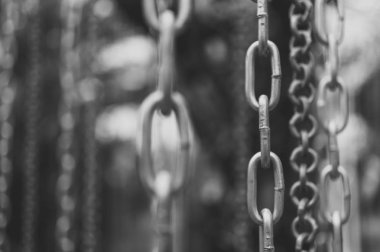 Görüntü arka plan ile eski zinciri