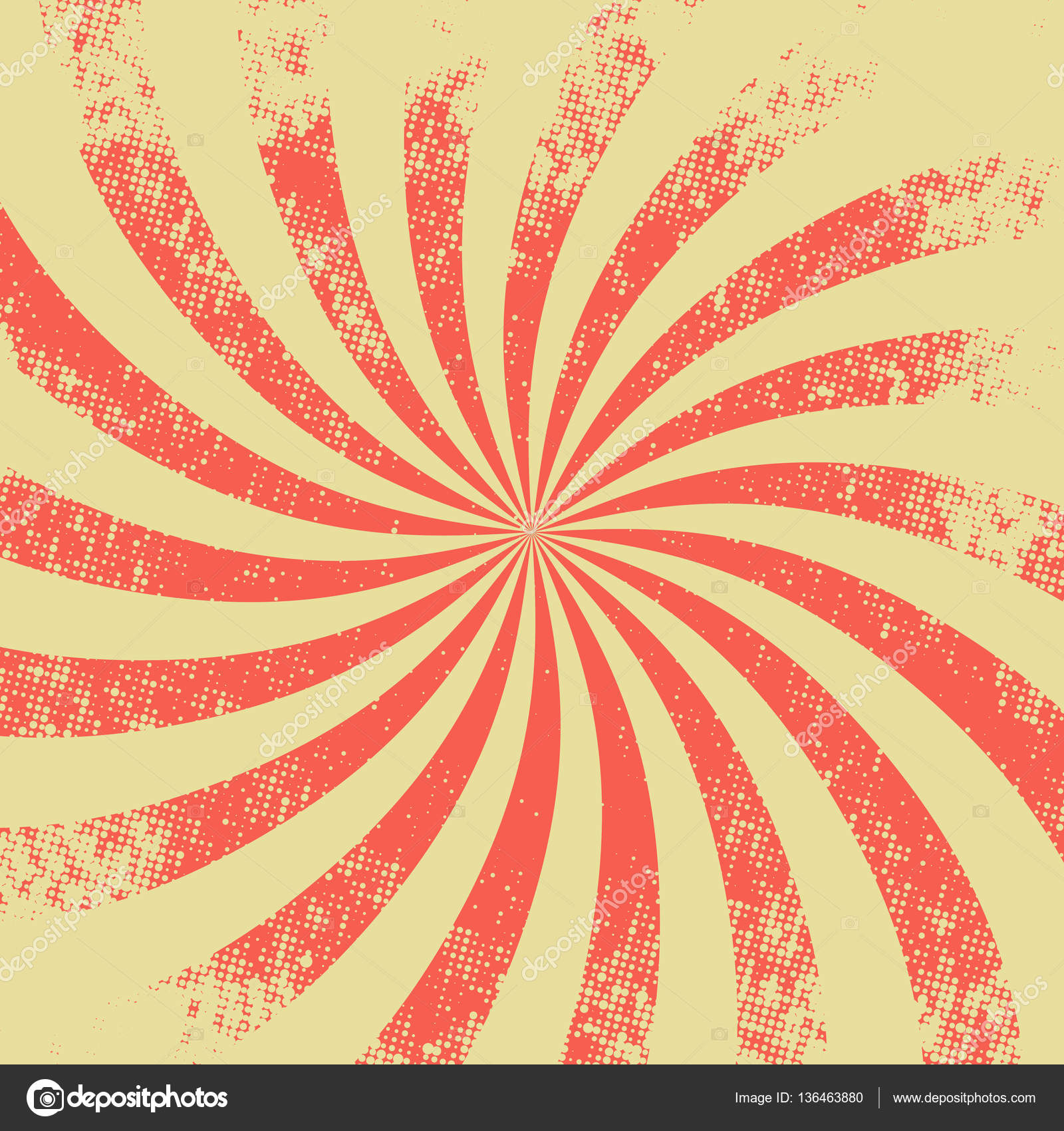 Abstract retro background with halftone texture ??? Stock Vector ?? KateKu