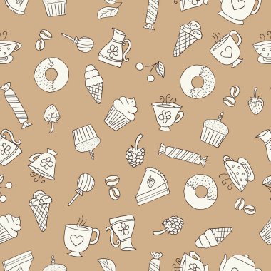 Kusursuz el çizimi desen