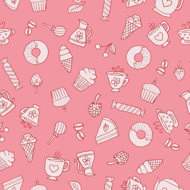 Kusursuz el çizimi desen