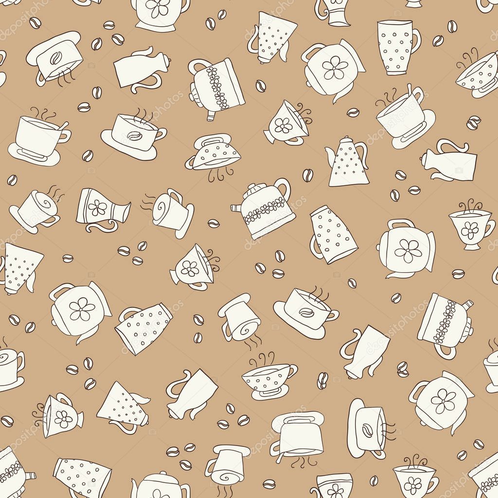 Seamless hand drawn pattern