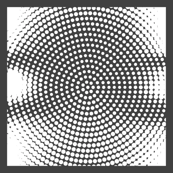 Monochrome halftone background — Stock Vector