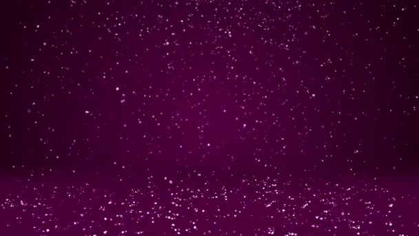 秋の雪し、表面に落ち着きます。紫冬背景広告やロゴ、クリスマスや新年のカードのための場所として。コピー スペース 3 自由度シームレスなループ背景